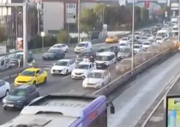 İstanbul'da sabah trafiği