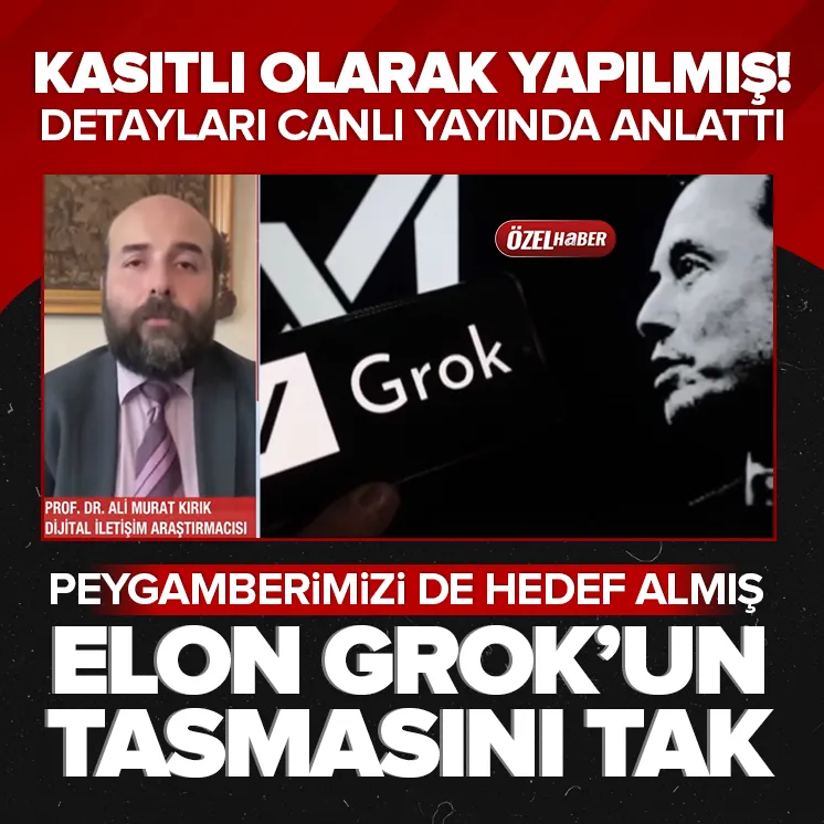 Elon Musk Grok’un tasmasını tak! Peygamberimize dil uzatmasın