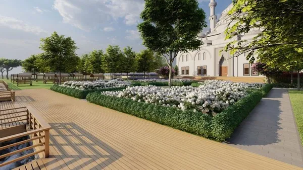 Açılışını Başkan Erdoğan yapacak! Uzunmehmet Camii'nde heyecanlı bekleyiş - 1