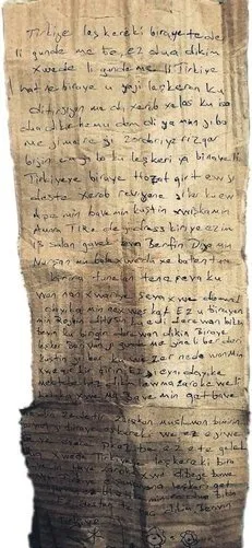 Suriyeli Berivan'ın Mehmetçik'e yazdığı mektup ağlattı - 1