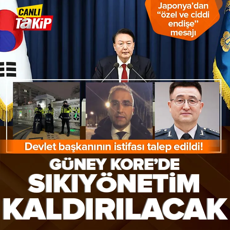 CANLI | Güney Korede sıkıyönetim!