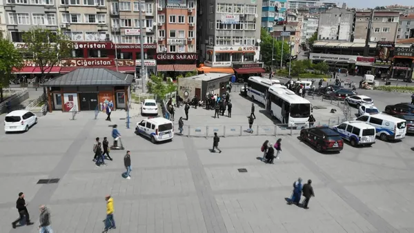 İstanbul Fatih'te kaçak göçmen operasyonu - 1