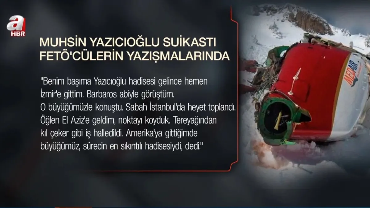 Yazıcıoğlu dosyasında FETÖ izi: Ortadan kaldırın