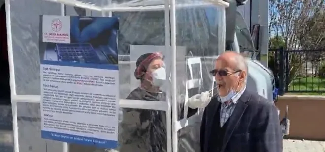 Mobil PCR testi aracı yollarda! Mahalle mahalle geziyor