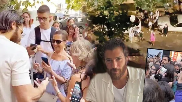 Roma’da Can Yaman rüzgarı! İzdiham çıktı