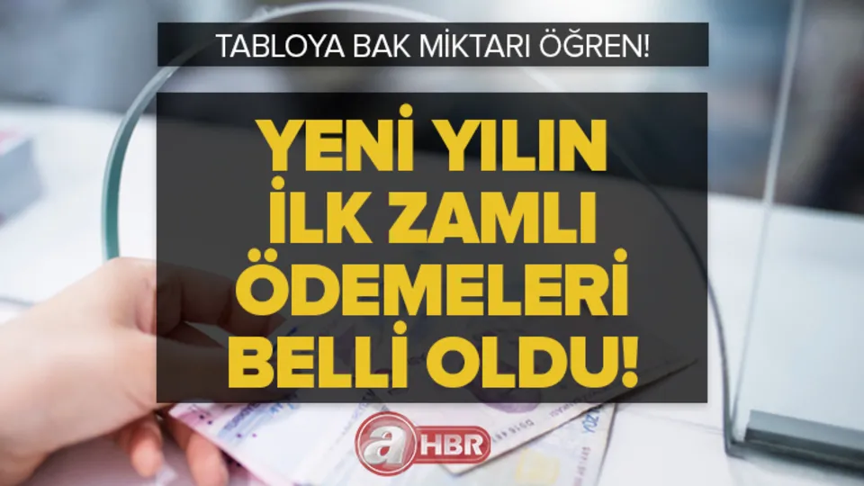 En az 1.430 TL ödenecek! 2023 yılının ilk ZAMLI ödemeleri! Yeni ödenecek tutarlar belli oldu! Tabloya bakıp hemen öğrenin