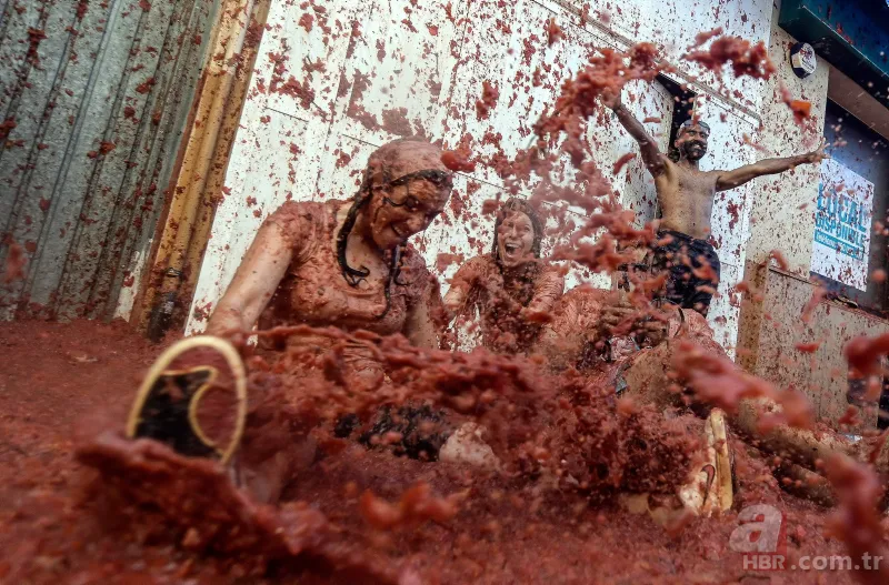 20 bin kişi 130 ton domates: La Tomatina! "Sanki yeniden doğuyoruz" 5
