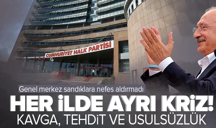 CHP Genel Merkezi sandıklara nefes aldırmadı!