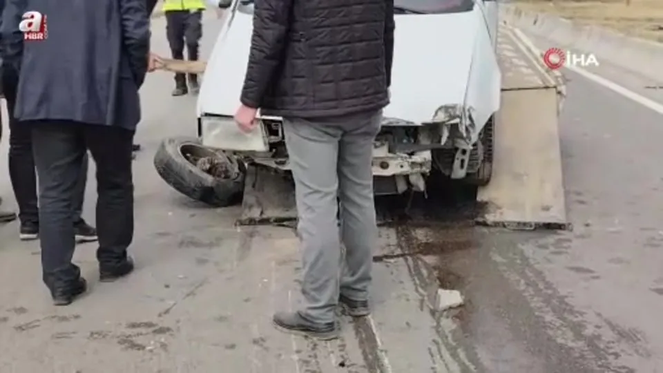 Erciş’te trafik kazası
