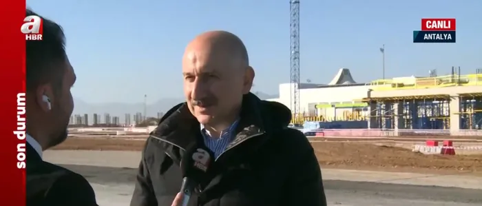 Ulaştırma ve Altyapı Bakanı Adil Karaismailoğlu A Haber'de - 2