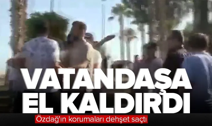 Zafer Partisi lideri Ümit Özdağ’ın korumaları dehşet saçtı! Korna basan sürücüye ’Sen bizim kim olduğumuzu biliyor musun’ dayağı