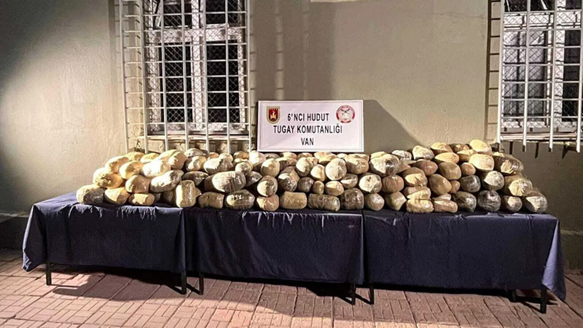 MSB duyurdu: Van'da 412 kilo uyuşturucu ele geçirdi