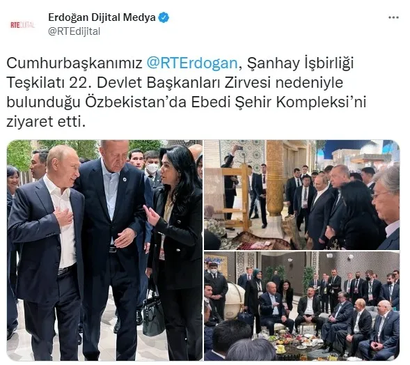 Son dakika: Başkan Erdoğan ile Rusya Devlet Başkanı Putin görüştü