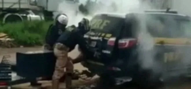 Brezilya’da vahşet! Polis gaz bombasıyla bagaja kapatıp öldürdü