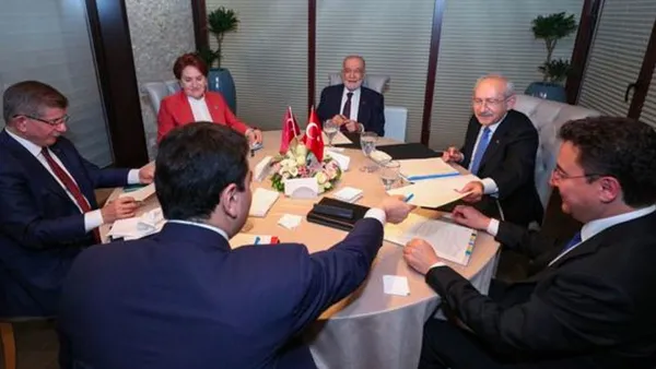 Altılı masadan ’aday’ açıklaması: İçimizden çıkması gerektiği kanaatindeyiz