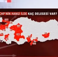 İşte CHPnin il il delege sayısı