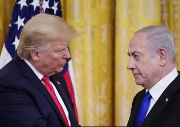 Trump'tan Nentahyahu'ya küfürlü paylaşım!