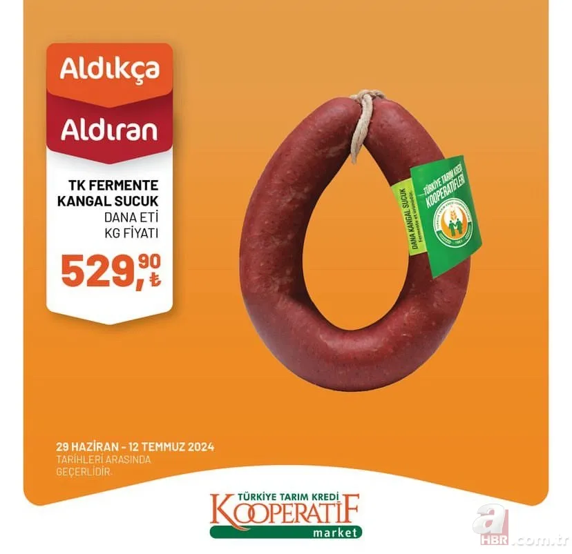 Tarım Kredi Market'te fırsat kataloğu geldi! 70 üründe indirim var: Gül suyu 47.90, buğday 18.50 TL, TK antep fıstığı 187,90 TL 23