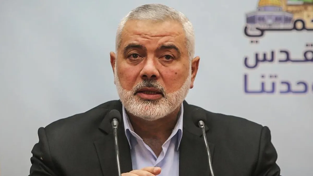 Hamas lideri Heniyye'den flaş ateşkes açıklaması! Tüm girişimlere açığız