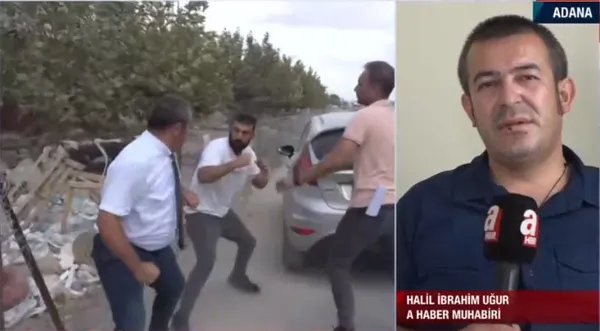 A Haber muhabiri Halil İbrahim Uğur'a Hatay'da çirkin saldırı: Kravatımla boğmaya çalıştılar | Dehşet anlarını canlı yayında anlattı: PKK sempatizanı çıktı - 10