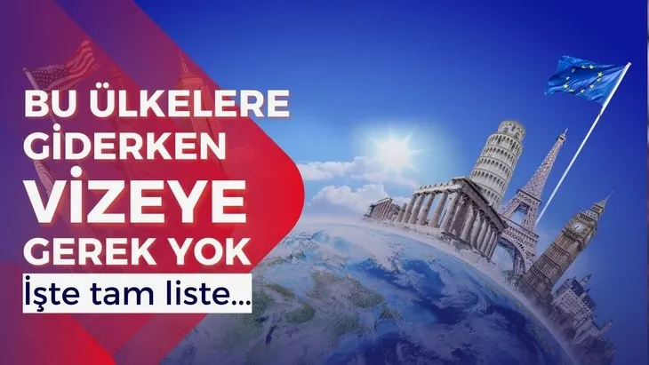 Vizesiz ülkeler 2024 | Bu ülkelere giderken vizeye gerek yok: İşte tam liste...