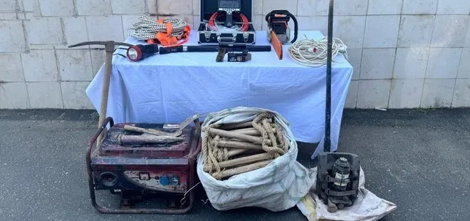 Kaçak kazıya suçüstü operasyon: 4 şüpheli yakalandı