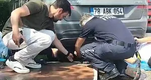 Kedileri itfaiye çıkardı