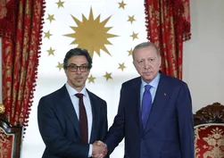 Başkan Erdoğan BAE Devlet Başkanı yardımcısı Şeyh Mansur Bin Zayid Al Nahyan'ı kabul etti