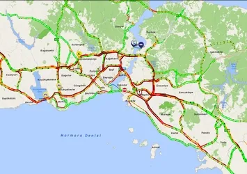 İstanbul'da trafik! Yüzde 80'i buldu...