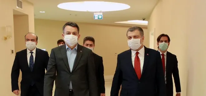 Sağlık Bakanı Fahrettin Koca ve Bakan Pakdemirli’den koronavirüs görüşmesi
