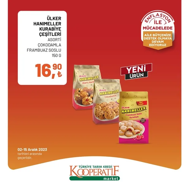 Tarım Kredi Market 11 Aralık indirim kataloğu çıktı! Dev rulo havlu, yumuşatıcı, çay, bütün piliç, tereyağı, tost peyniri, süt, beyaz peynir, pirinç ucuza satışta…