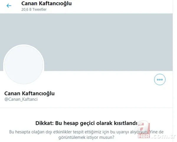 Teröristlere desteğini esirgemeyen CHP’li Canan Kaftancıoğlu’nun Twitter hesabı kısıtlandı! 2