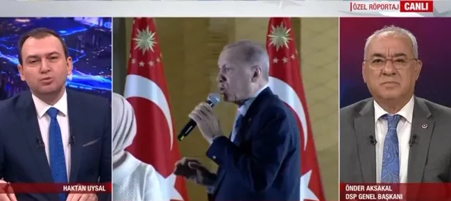 Cumhur İttifakı zaferi! DSP Genel Başkanı Önder Aksakal A Haber’de