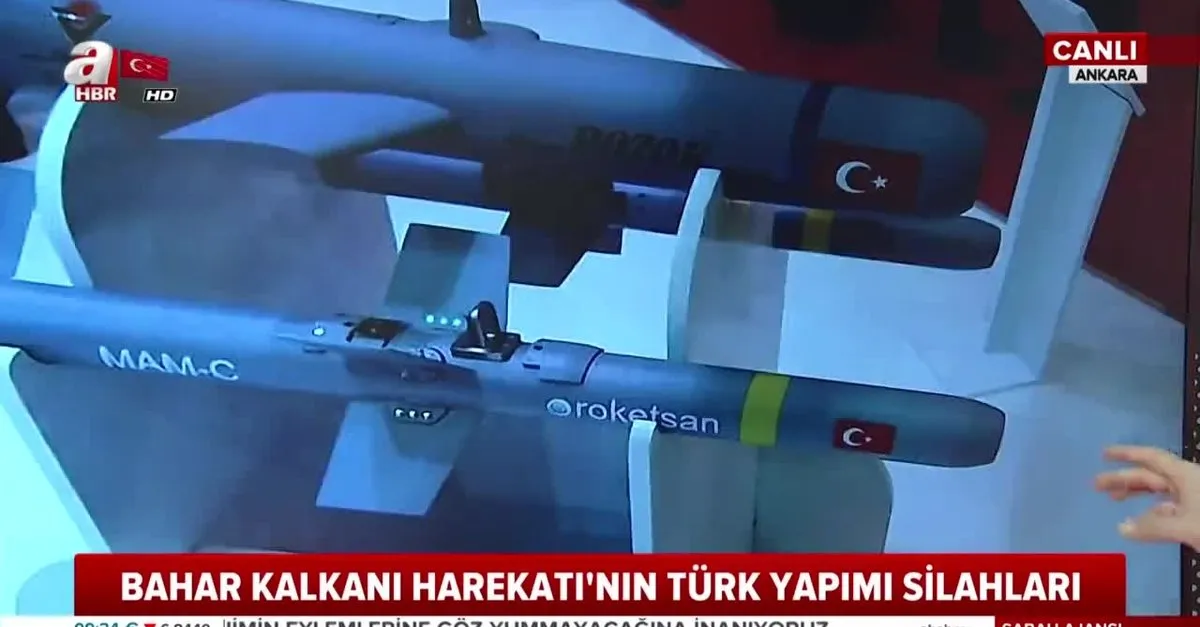 Bahar Kalkanı Harekatı'na yerli ve milli silah damgası |Video