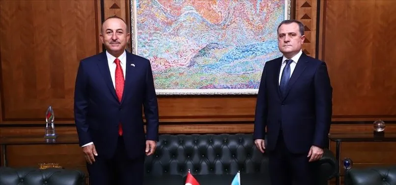 Dışişleri Bakanı Mevlüt Çavuşoğlu, Azerbaycanlı mevkidaşı Ceyhun Bayramov'la görüştü