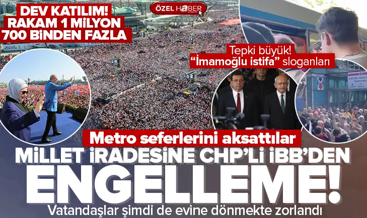 Millet iradesine CHP’li İBB’den engelleme girişimi!