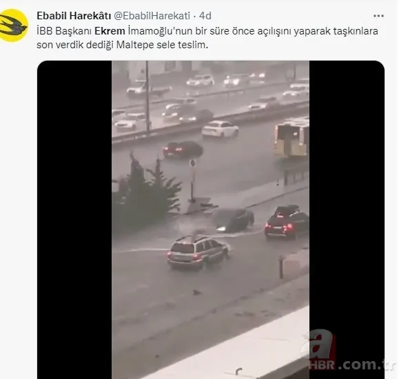 CHP'li Ekrem İmamoğlu'nun "sorunu çözdük" dediği ilçeler sel altında kaldı! Sosyal medya İmamoğlu'na büyük tepki 20