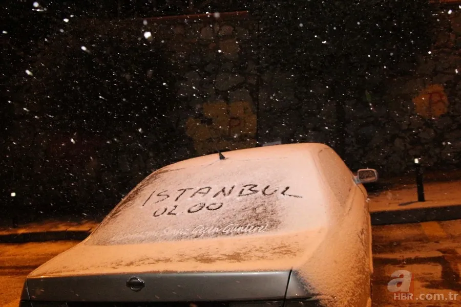 İstanbul beyaza büründü 19