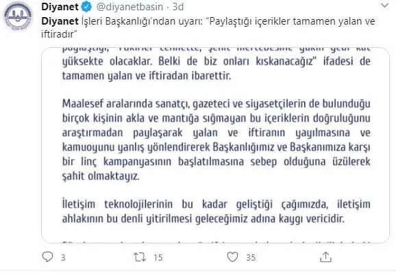 CHP'li Cihaner, Metin Uca ve Tele 1 sunucusu Sedef Kabaş Diyanet İşleri Başkanı Ali Erbaş'a saldırdı - 1