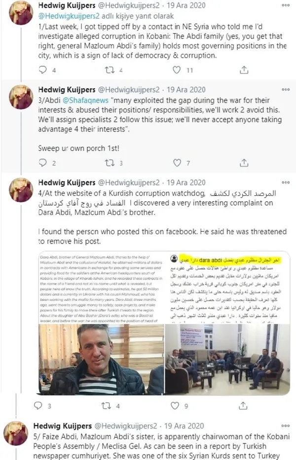 Belçikalı araştırmacı yazdı! Terörist elebaşı Ferhat Abdi Kobani’de hanedanlık kurdu