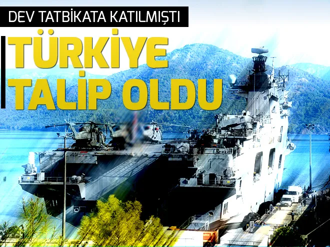 Türkiye talip oldu