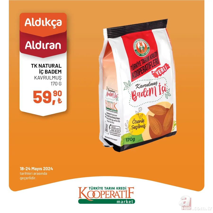 Tarım Kredi Market 24 Mayıs indirim kataloğu yayınlandı! TK’da Kahvaltılık, Temizlik Ürünleri, İçecek Çeşitleri, atıştırmalıklar uyguna satışta 3
