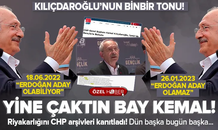 Kemal Kılıçdaroğlunun Başkan Erdoğan çelişkisi
