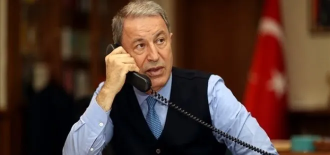 Son dakika: Milli Savunma Bakanı Hulusi Akar’dan kritik telefon görüşmesi!