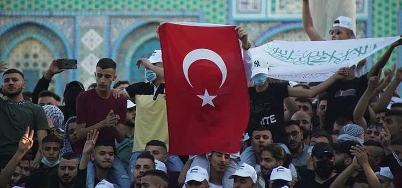 Mescid-i Aksa'da "Erdoğan" sloganları atıldı!