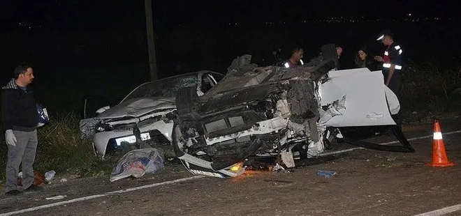 Aydın’da biçerdöver ile 3 otomobil kazaya karıştı:2 ölü, 5 yaralı