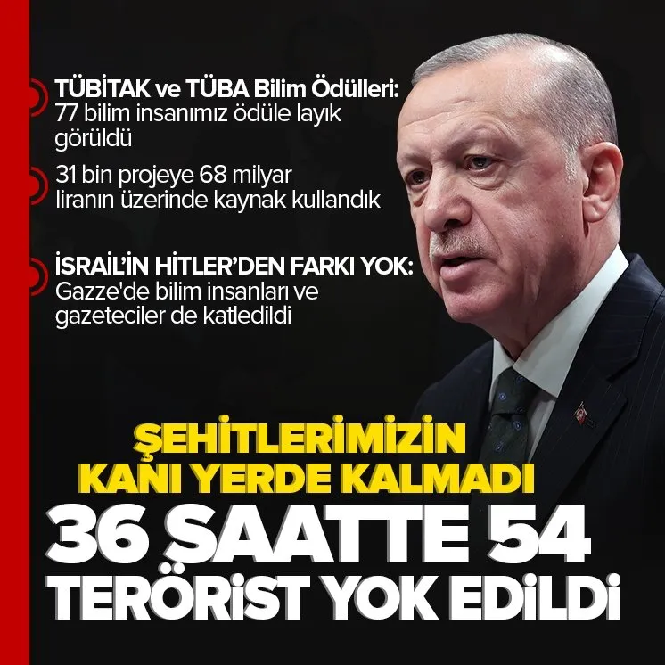 Başkan Erdoğan açıkladı! 12 şehidin kanı yerde kalmadı