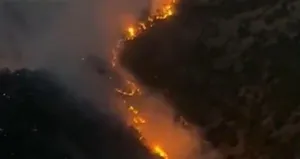 Hakkari’de korkutan yangın!