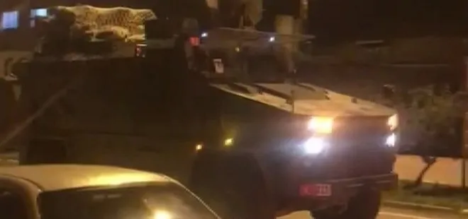 Suriye sınırına askeri sevkiyat