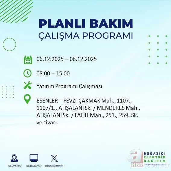O ilçede yaşayanlar dikkat! 10 saatlik kesinti olacak: İşte BEDAŞ-AYEDAŞ güncel liste 14